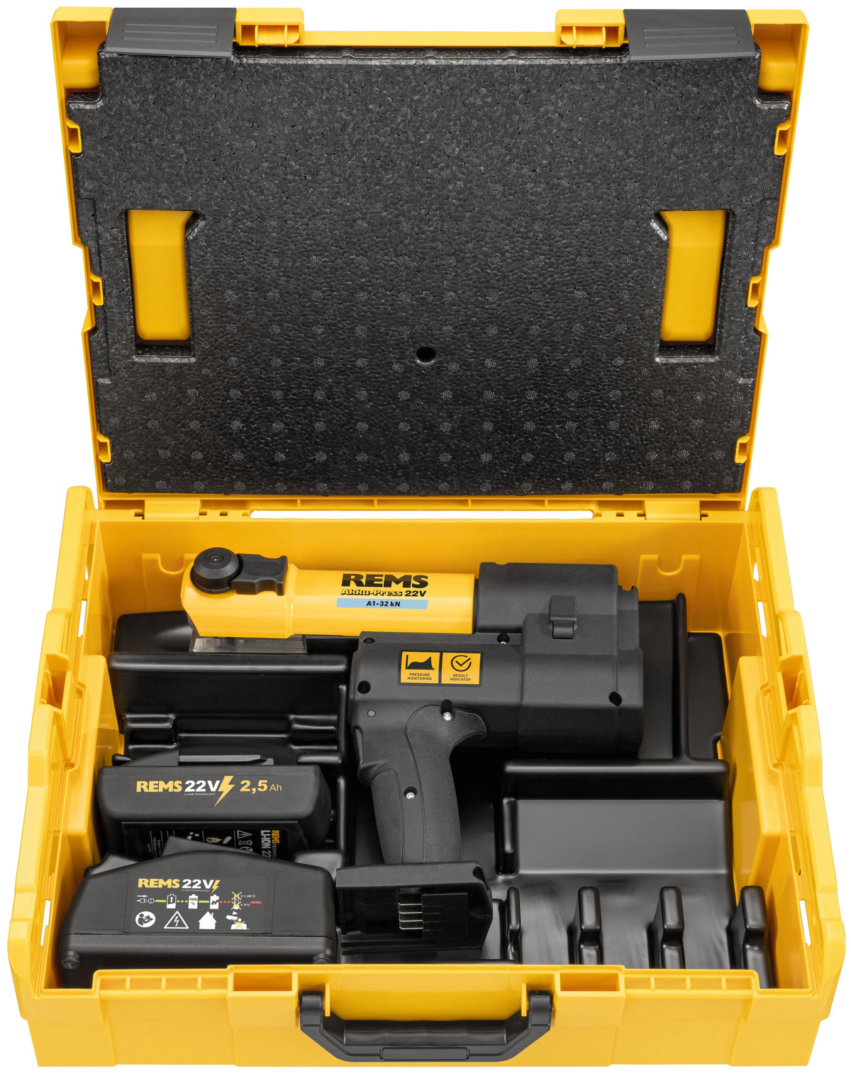 REMS Akku-Press 22V ACC Li-Ion L-Boxx Package