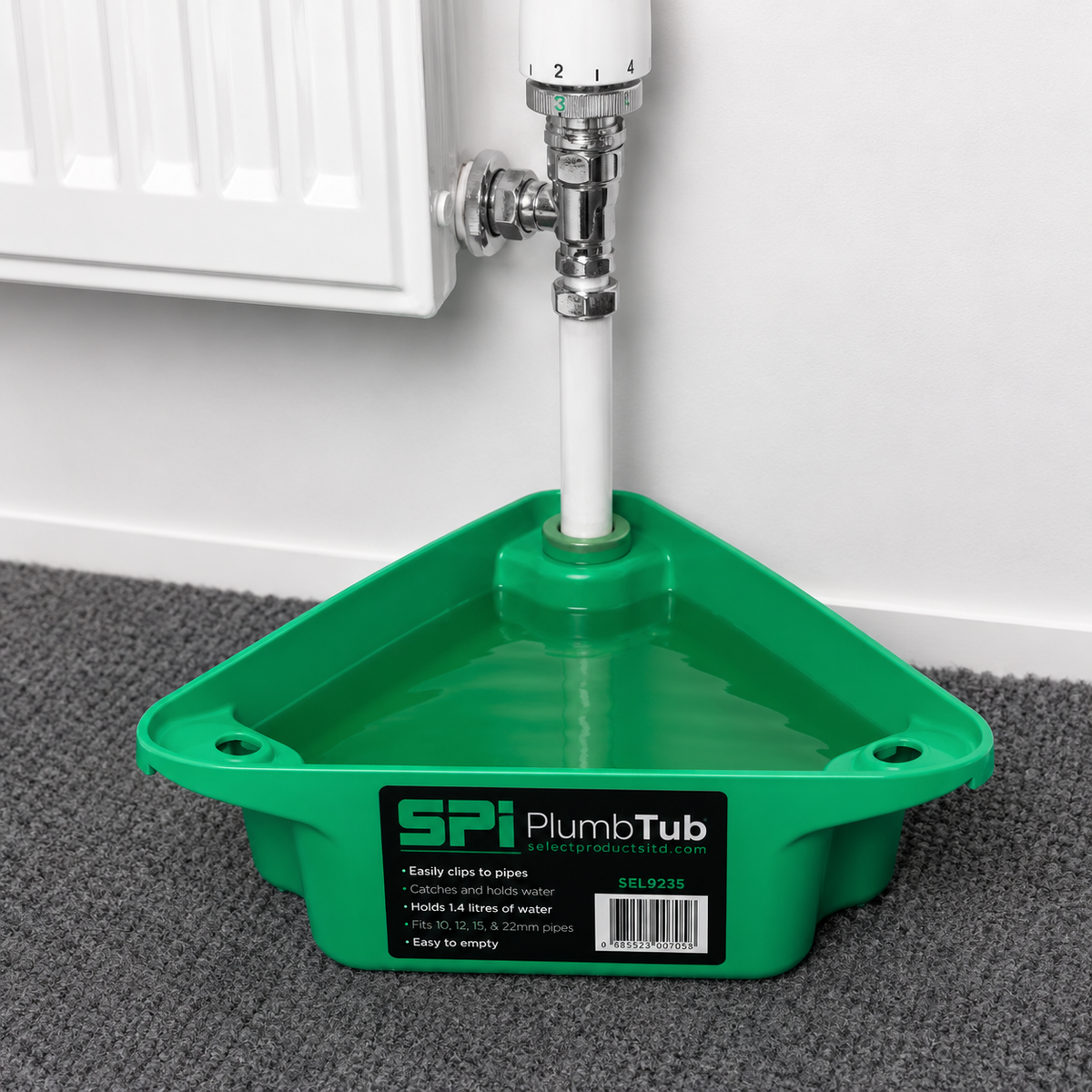 Plumb Tub SEL9235 flexible radiator draining tub-3