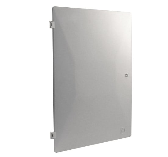 Mitras Recessed Electricity Meter Box Door Left-Hand Hinged
