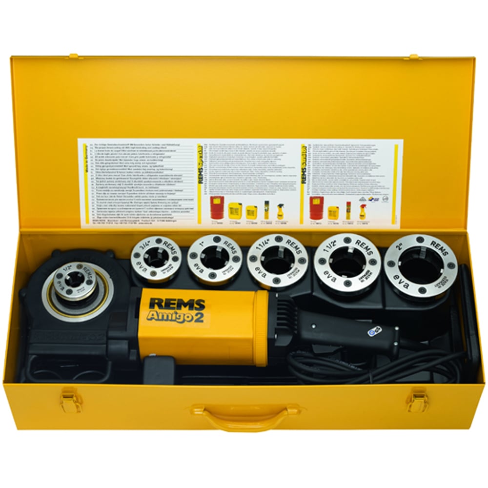 REMS Amigo Pipe Threading Set M - 16, 20, 25, 32mm Dies