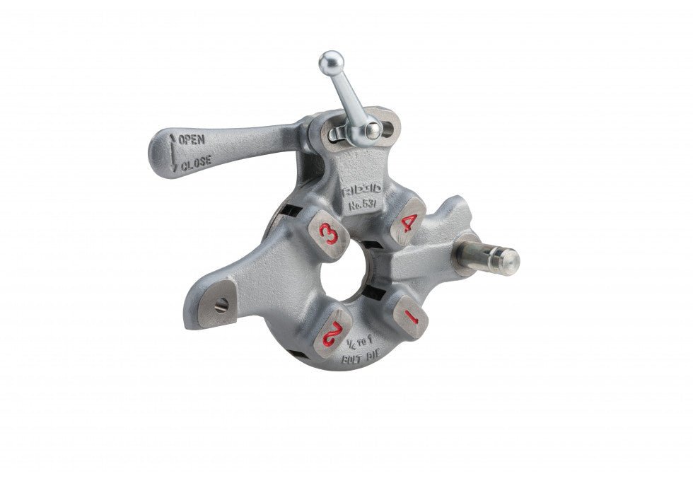 Ridgid 97045 531 1/4"-1"Bolt Die Head Quick-Open R.H./L.H. - Diehead, 531 1/4-1 Bolt L/Dies
