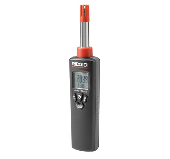 Ridgid HM-100 Micro Humidity & Temperature Meter 37438 - Digital & Infrared Thermometers