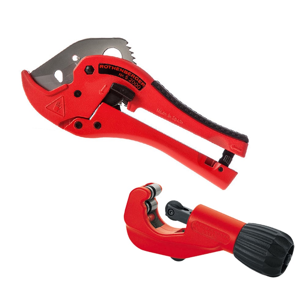 Rothenberger 10002682 Rocut 42TC and No.35 Pipe Cutter Twin Pack