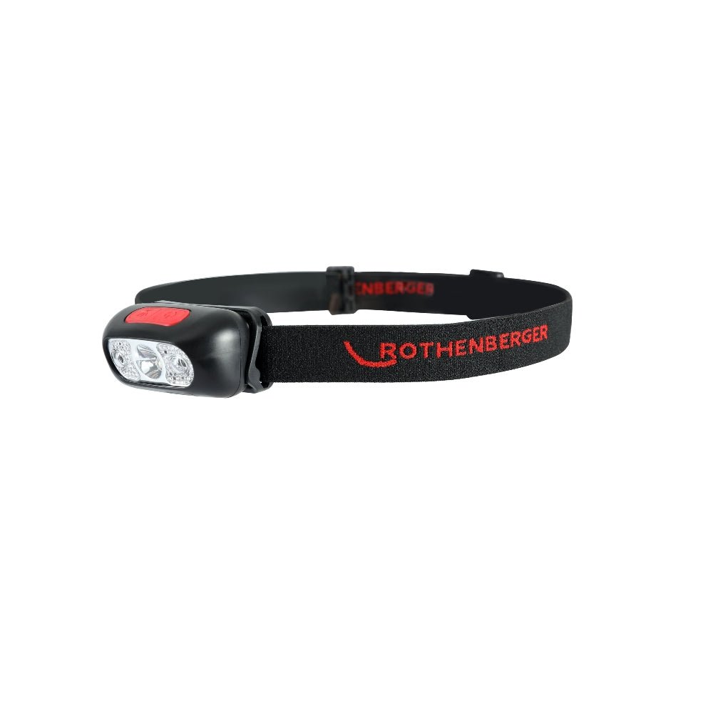 Rothenberger 1500003811 Compact Rechargeable Head Torch - 200 Lumens with Motion Sensor