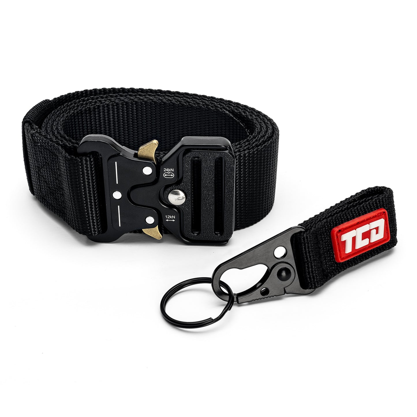 TCD Nylon Web Belt - Heavy Duty Work and Tactical Belt with Quick Release Buckle - TCDBELT1