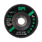 SPI 115mm Flap Discs Abrasive Sanding Discs For Angle Grinder 120 Grit - Pack of 10