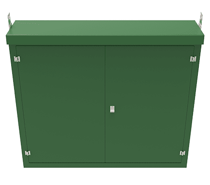 IC18 GRP Kiosk - 2000 X 1750 X 550mm - D17