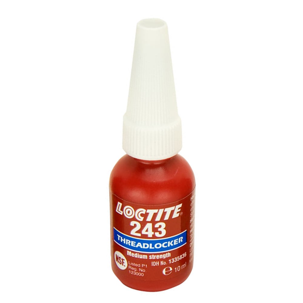Loctite 243 Medium Strength Oil Tolerant Threadlocker - 10ml, 50ml or 250ml Variations
