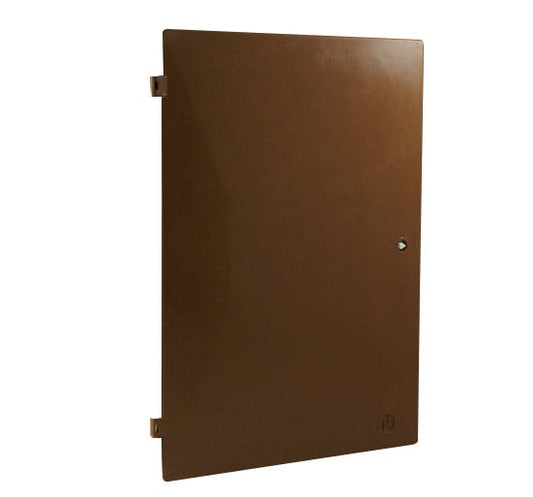 Mitras Brown Recessed Electricity Meter Box Door