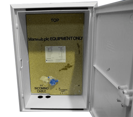 Mitras M35047 Medium Manweb Recessed Electricity Meter Box