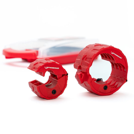 Rothenberger 1000003039 Plasticut Pro Pipe Cutters Twin Set - 15/22mm + 35/42mm Cutters