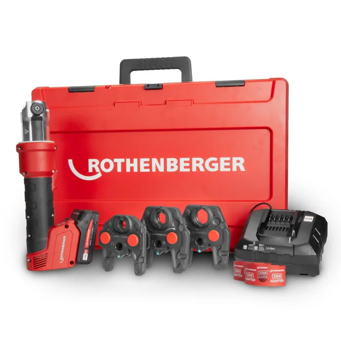 Rothenberger ROMAX NANO Hybrid Press Machine Kit + M15-28mm iJaws