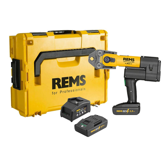 REMS Akku-Press 22V ACC LI BP | 2x Batteries & L-Boxx | 576011