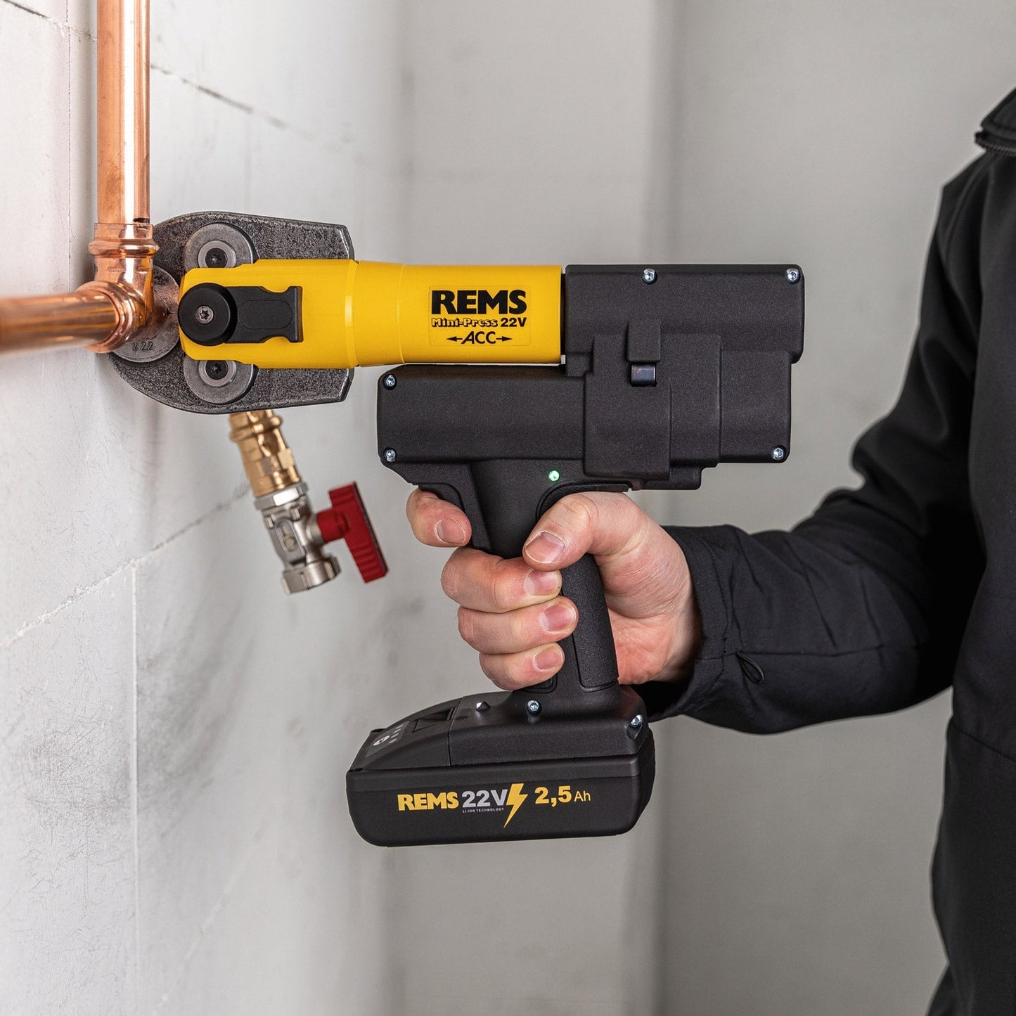 REMS Mini‑Press 22 V ACC Bare Unit With L-BOXX | 578005R22