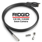 Ridgid 37098 6mm Camera Head for SeeSnake CA100 & CA300 - 6mm Camera 1m