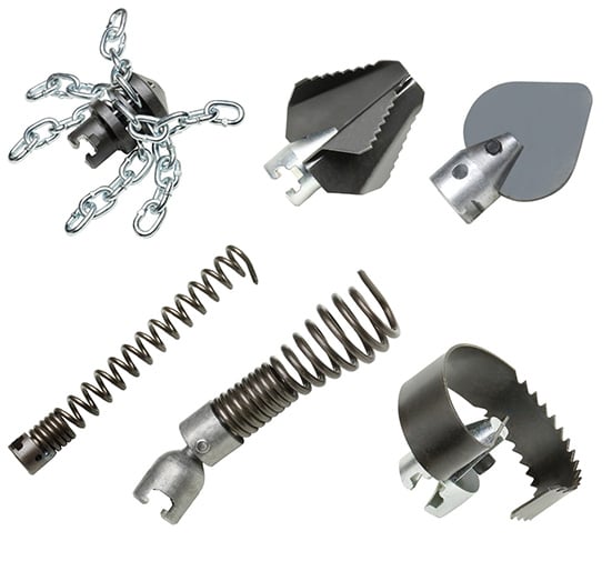 Ridgid K-400 Drain Cleaning Machine Cable Attachments