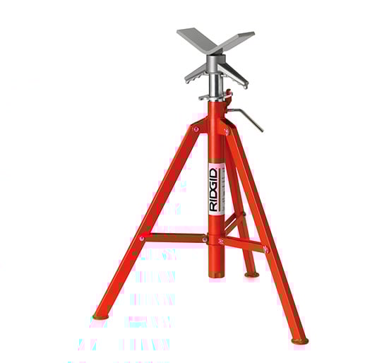 Ridgid VF-99 V Head Folding Pipe Stand 22168 - Pipe Benders