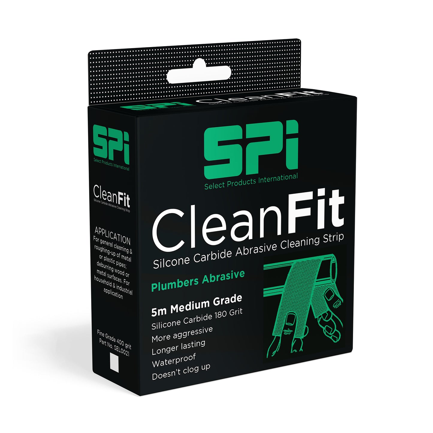 SPI CleanFit Tough Webbed Abrasives 5m Roll - Medium 180 Grit – Select  Products Ltd