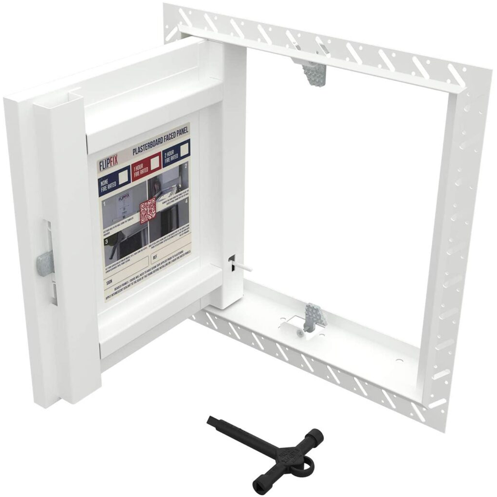 FlipFix Access Panels - Plasterboard Non-Fire Rated Standard Lock Beaded Frame - Size Options