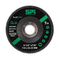 SPI 115mm Flap Discs Abrasive Sanding Discs For Angle Grinder 40-120 Grit - Pack of 10